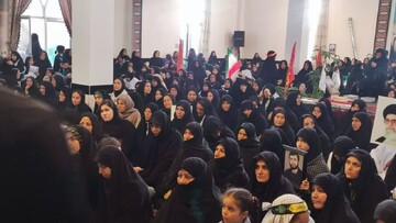 تصاویر/ اجتماع زینبیون در شهرستان شاهین دژ