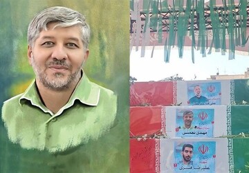 فیلم | مراسم تشییع و تدفین سردار شهید مهدی نعمتی در قزوین