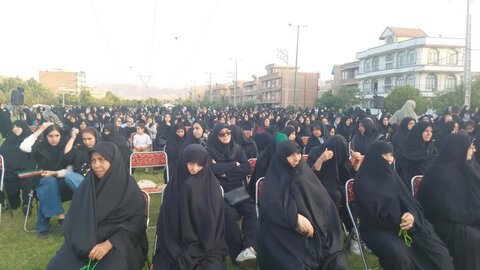 تصاویر/ تجمع بزرگ زینبیون در شهرستان نقده