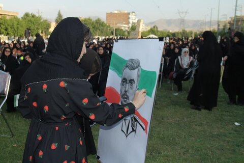 تصاویر/ تجمع بزرگ زینبیون در شهرستان نقده