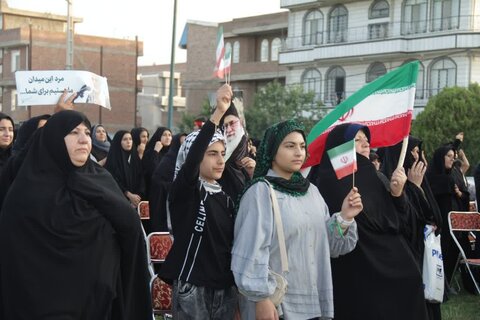 تصاویر/ تجمع بزرگ زینبیون در شهرستان نقده