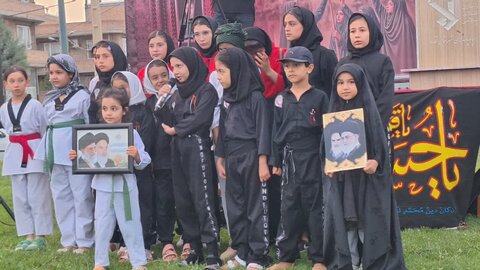 تصاویر/ تجمع بزرگ زینبیون در شهرستان نقده