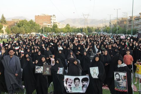 تصاویر/ تجمع بزرگ زینبیون در شهرستان نقده