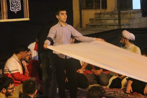 تصاویر/ عزاداری دهه دوم محرم در مدرسه علمیه نقده