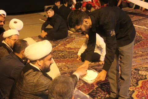 تصاویر/ عزاداری دهه دوم محرم در مدرسه علمیه نقده