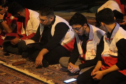 تصاویر/ عزاداری دهه دوم محرم در مدرسه علمیه نقده