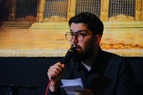 تصاویر/ عزاداری دهه دوم محرم در مدرسه علمیه نقده