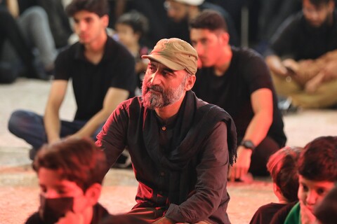 تصاویر/ شب اول عزاداری هیئت هنر و رسانه قم