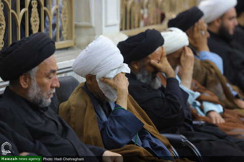 Photos/Cérémonie de deuil pour l'Imam Hussein (AS) lors de la deuxième décade de Muharram, au domicile du défunt Grand Ayatollah Boroujerdi