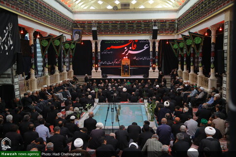 Photos/Cérémonie de deuil pour l'Imam Hussein (AS) lors de la deuxième décade de Muharram, au domicile du défunt Grand Ayatollah Boroujerdi