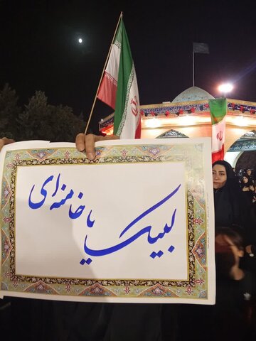 تصاویر / اجتماع عظیم  بانوان زینبیون در  شهرستان آبیک قزوین