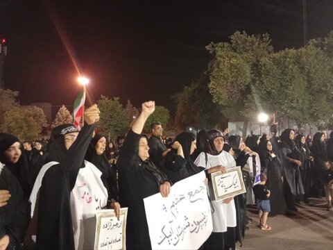 تصاویر / اجتماع عظیم  بانوان زینبیون در  شهرستان آبیک قزوین