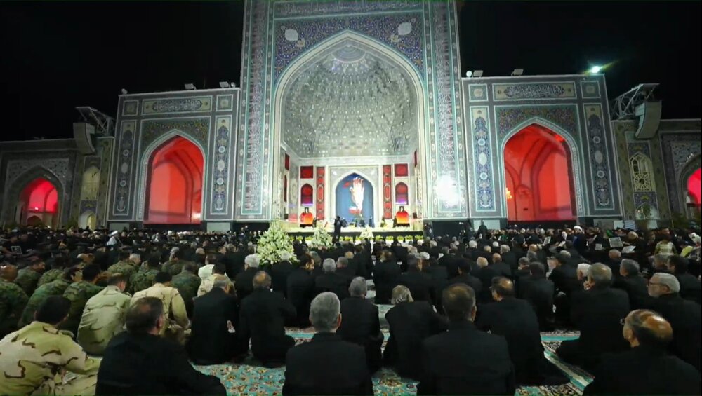 مراسم بزرگداشت شهدای اقتدار ایران و۲۹ شهید استان خراسان رضوی در حرم مطهرامام رضا