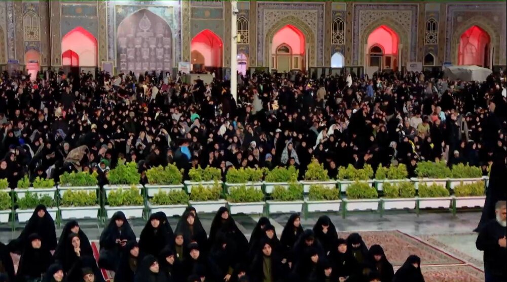 مراسم بزرگداشت شهدای اقتدار ایران و۲۹ شهید استان خراسان رضوی در حرم مطهرامام رضا