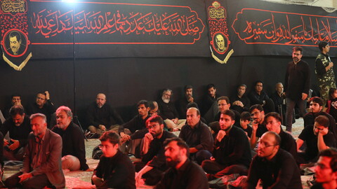 تصاویر/ شب دوم عزاداری هیئت هنر و رسانه قم