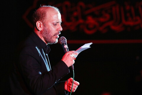 تصاویر/ شب دوم عزاداری هیئت هنر و رسانه قم