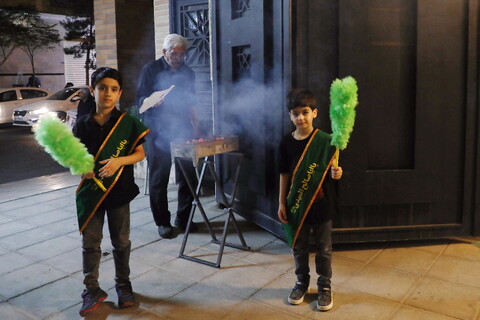 تصاویر/ شب دوم عزاداری هیئت هنر و رسانه قم