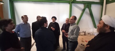 تصاویر/ بازدید مدیر کل اوقاف و امور خیریه استان آذربایجان شرقی از پروژه سردخانه ده هزار تنی موقوفه شهاب قائم اهر
