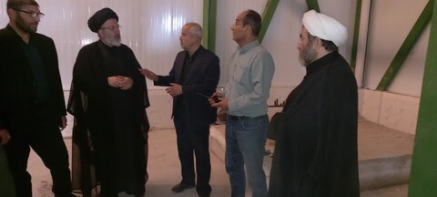 تصاویر/ بازدید مدیر کل اوقاف و امور خیریه استان آذربایجان شرقی از پروژه سردخانه ده هزار تنی موقوفه شهاب قائم اهر
