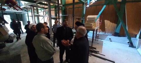 تصاویر/ بازدید مدیر کل اوقاف و امور خیریه استان آذربایجان شرقی از پروژه سردخانه ده هزار تنی موقوفه شهاب قائم اهر