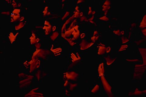 تصاویر/ عزاداری دهه دوم محرم در هیئت حسین جان ارومیه