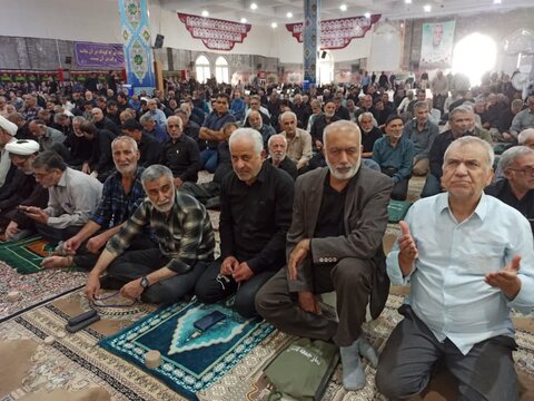 تصاویر/ نمازعبادی سیاسی جمعه کاشان