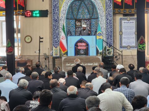 تصاویر/ آیین عبادی سیاسی نماز جمعه چایپاره