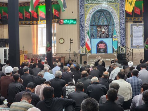 تصاویر/ آیین عبادی سیاسی نماز جمعه چایپاره