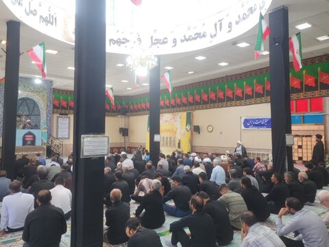 تصاویر/ آیین عبادی سیاسی نماز جمعه چایپاره