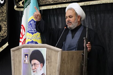 تصاویر/ آیین عبادی سیاسی نماز جمعه نوشین شهر