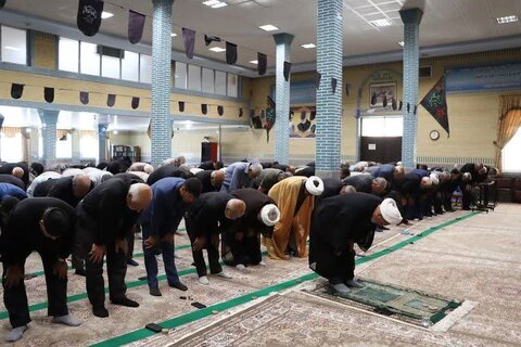 تصاویر/ آیین عبادی سیاسی نماز جمعه نوشین شهر