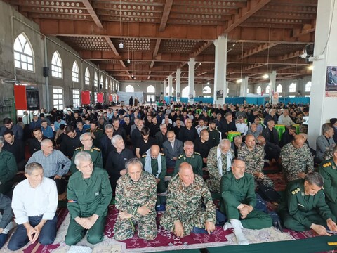 تصاویر/ اقامه نماز جمعه در سراب