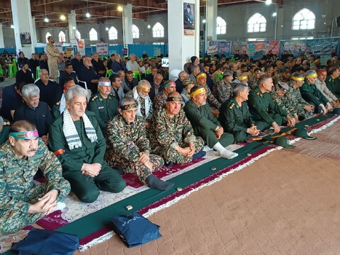 تصاویر/ مراسم بزرگداشت شهدای اقتدار شهرستان سراب