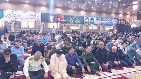 نمازجمعه امروز شهر خورموج به روایت تصاویر