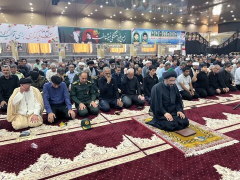 نمازجمعه امروز شهر خورموج به روایت تصاویر