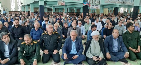 تصاویر/ اقامه نماز جمعه شهرستان پارس آباد