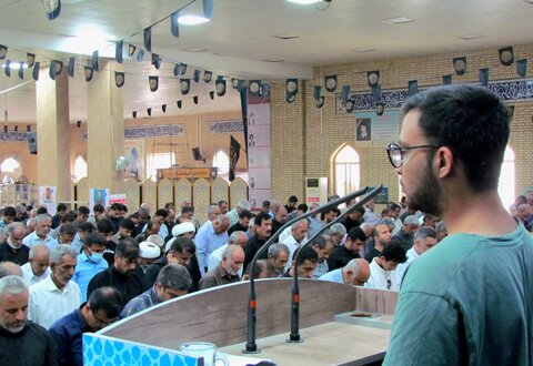 تصاویر/ نمازجمعه بندر دیّر به روایت تصویر