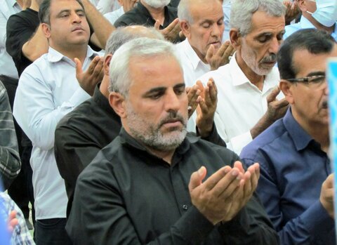 تصاویر/ نمازجمعه بندر دیّر به روایت تصویر