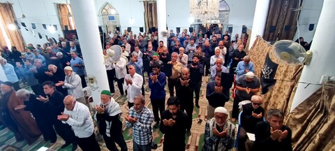 نماز جمعه آبپخش به روایت تصویر