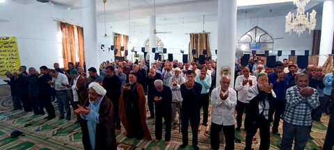 نماز جمعه آبپخش به روایت تصویر