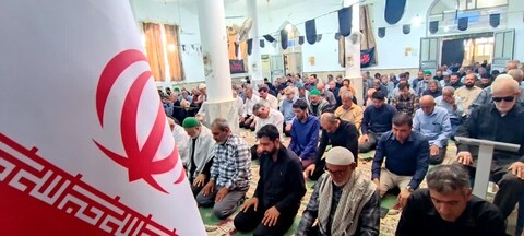 نماز جمعه آبپخش به روایت تصویر