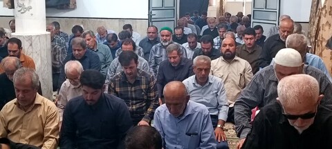 نماز جمعه آبپخش به روایت تصویر