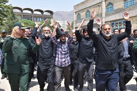 تصاویر تشییع پیکر مطهر شهید والامقام محمد محمدی زرین چقا در خرم آباد