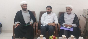دیدار معاون امور طلاب حوزه‌ علمیه هرمزگان با مسئول سازمان بسیج طلاب استان
