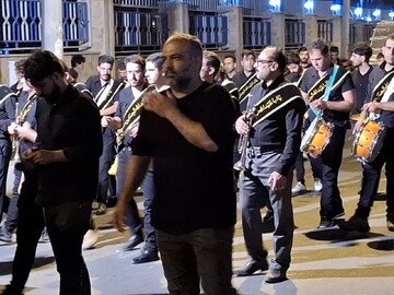 گزارش تصویری کاروان نمادین اسرا و شهدای کربلادر کاشان