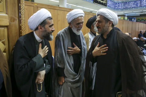 مراسم ترحیم حجت‌الاسلام والمسلمین علی طائب در قم