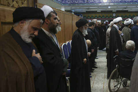 مراسم ترحیم حجت‌الاسلام والمسلمین علی طائب در قم