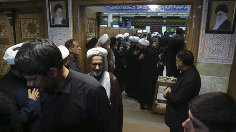 مراسم ترحیم حجت‌الاسلام والمسلمین علی طائب در قم