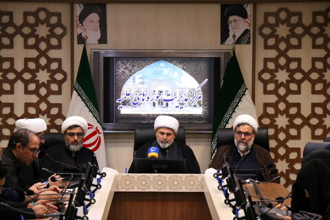تصاویر/ نشست خبری معاون تبلیغ و امور فرهنگی حوزه‌های علمیه در سالروز دیدار طلاب و مبلغان با مقام معظم رهبری