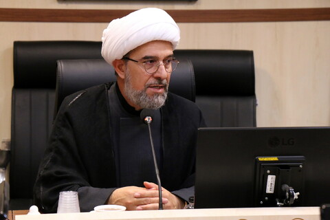 تصاویر/ نشست خبری معاون تبلیغ و امور فرهنگی حوزه‌های علمیه در سالروز دیدار طلاب و مبلغان با مقام معظم رهبری